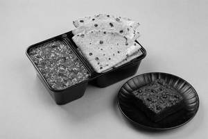Chicken Kheema & Roti Dabba + Choco Chip Brownie Combo
