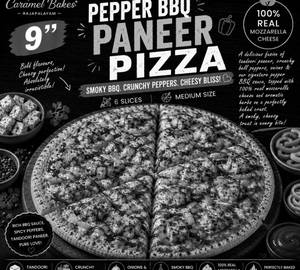 9" Pepper Bbq Paneer Pizza