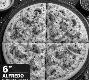 6" Alfredo Chicken Pizza