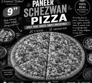 9" Paneer Schezwan Pizza