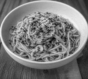 Chilli Crisp Butter Garlic Spaghetti