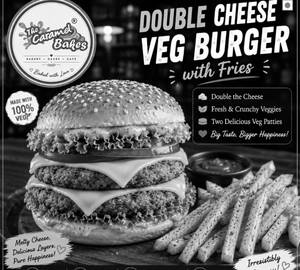 Double Cheese Veg Burger