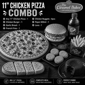 11" Large Chicken Pizza Combo