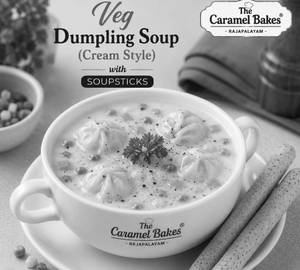 Veg Dumpling Soup (Cream Style)
