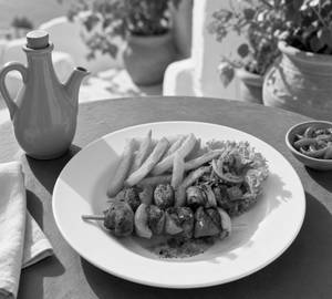 Grilled Mushroom With Garlic Sauce