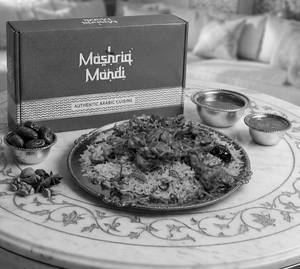 Chicken black pepper boneless mandi