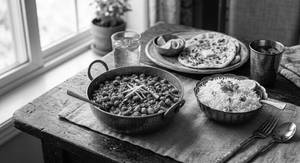 Pindi Channa With Steamed Rice [650 Gram]