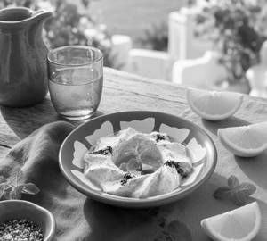 Labneh With Garlic Mint