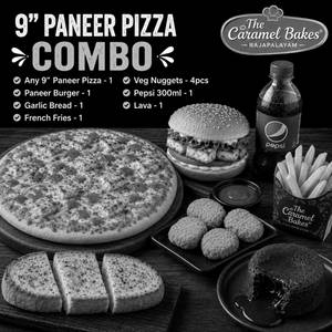 9" Paneer Pizza Combo