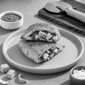 Green Chilli Paneer Calzone