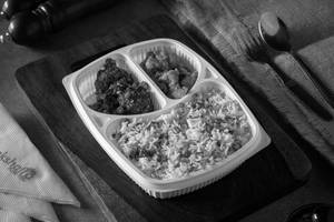 Panner Fried Rice + Veg Manchurian Ball + Gobi 65