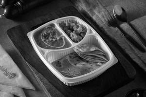 Chapathi + Mushroom Curry + Gobi 65
