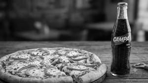 Capsicum Pizza And Campa Cola 150 ML