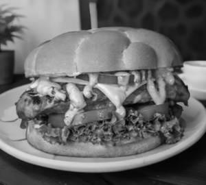 Peri peri chicken burger