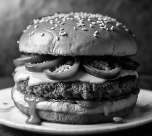 Peri peri veg burger