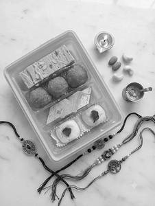 Festive Mithai And Rakhi Hamper