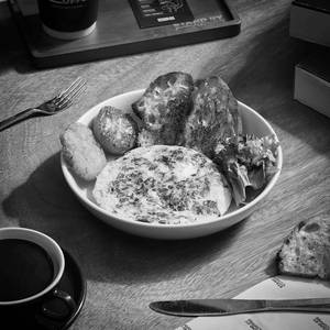Spinach & Mushroom Omelette