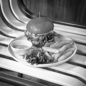 Truffle Mushroom Burger