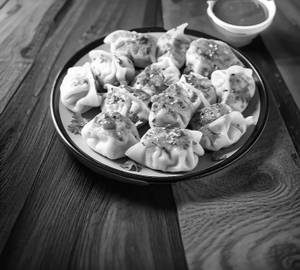 Corn Momos Steamed