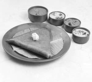 Ghee Garlic Masala Dosa