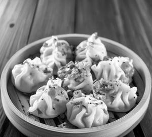 Corn And Cheese Momos Steamed