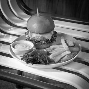Chicken Cordon Bleu Burger