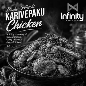 Pachi Mirchi Karivepaku Chicken