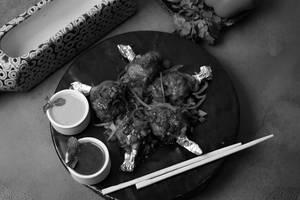 Chicken Lolipop In Hot Garlic Sauce