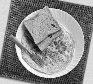 Triple Egg Bread Omelette