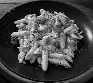 Veg Korean pasta+cold coffee