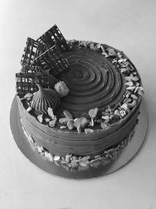 Kunafa Chocolate Dream Cake