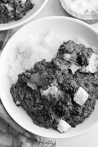 Mushroom Palak
