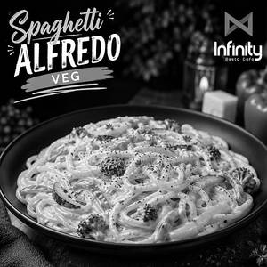 Spaghetti Alfredo Pasta (veg)
