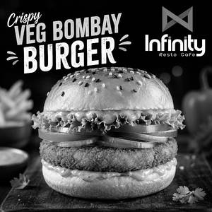 Crispy Veg Bombay Burger