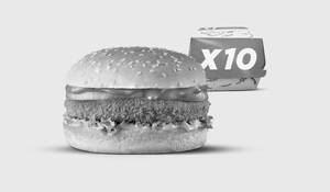 Veg Snacker Burger (Pack Of 10 Burgers)