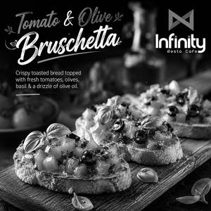 Tomato & Olive Bruschetta(veg)