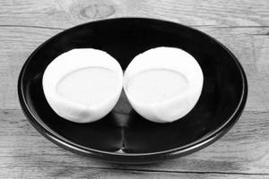 Boiled egg fry 1 egg