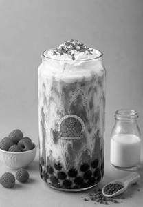 Korean Raspberry Milk