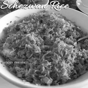 Schezwan Egg Fried Rice
