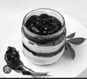 Blueberry jar cake