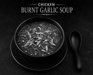 Chicken Burnt Garlic Soup