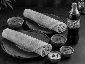 Two Masala Dosa + Coke Free