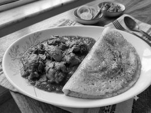 Chicken Curry (250ml) + Dosa (2pcs)