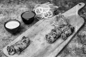 Egg Chicken Seekh Kabab Roll