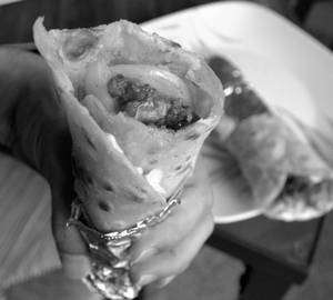 Tandoori frankie