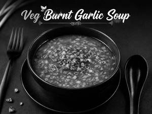 Veg Burnt Garlic Soup