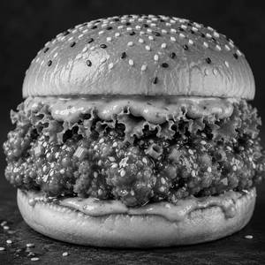 Korean Burst Chicken Burger