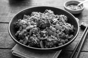 Boneless Chicken Manchurian Dry