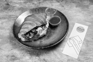 Chicken 65 Croissant Sandwich