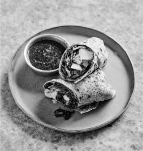 Chatpata Paneer Mushroom Wrap